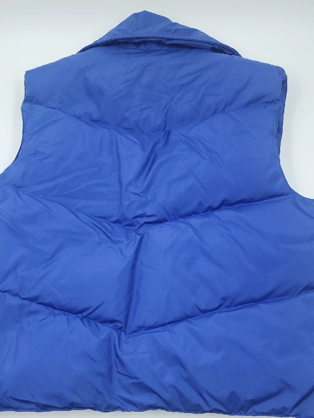 Vintage Dash Down Men's Royal Blue Puffer Vest